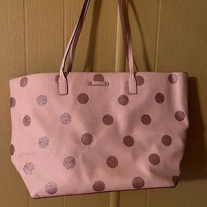 Kate Spade Tote bag pink polka dotted